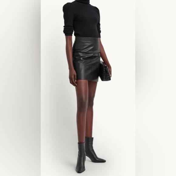 Goop GWYN Aubrey Black Mini Skirt - Picture 5 of 6